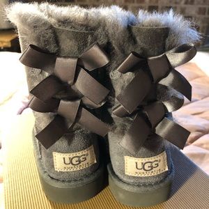 Ugg Bailey Bows Gray